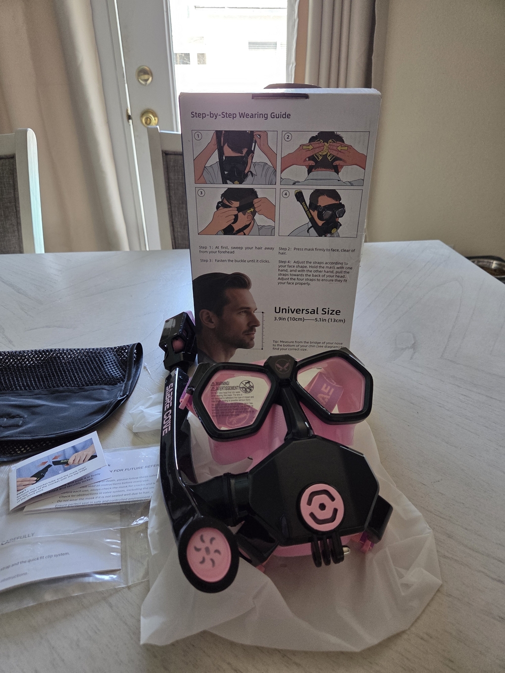 Sabre Cove Full Face Snorkel Mask for Adults